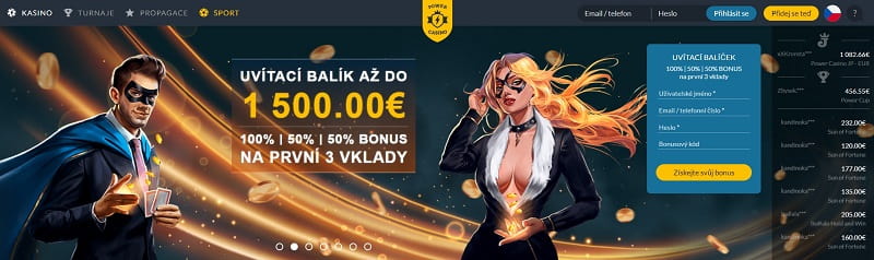 Power Casino recenze